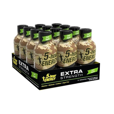 5-Hour Energy Extra Strength Energy Shot 5-Hour Sour Apple 1.93 Fl Oz-12 Count