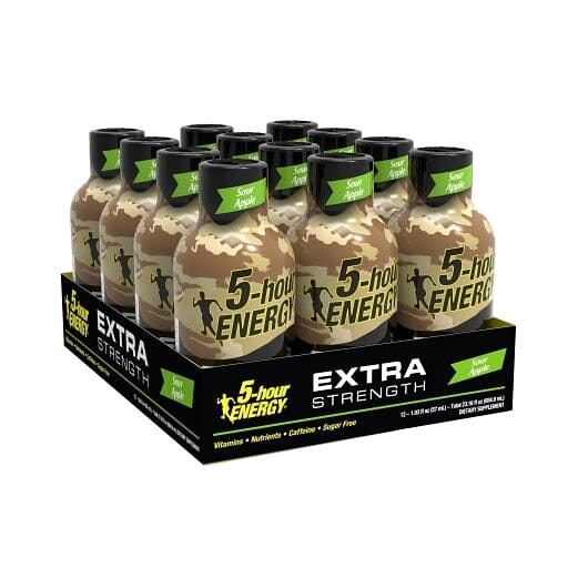 5-Hour Energy Extra Strength Energy Shot 5-Hour Sour Apple 1.93 Fl Oz-12 Count