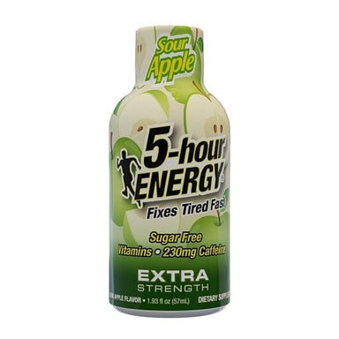 5-Hour Energy Extra Strength Energy Shot 5-Hour Sour Apple 1.93 Fluid Ounce