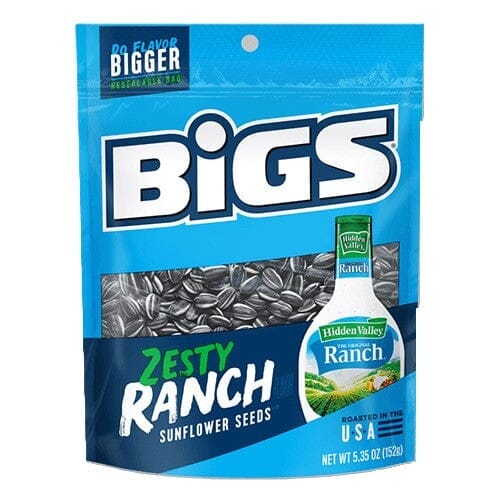 BIGS Hidden Valley Ranch Sunflower Seeds, 5.35-Ounce Bags BIGS Single