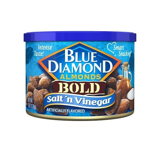 Blue Diamond Almonds, Can Blue Diamond Almonds Salt & Vinegar 6 Oz-12 Count