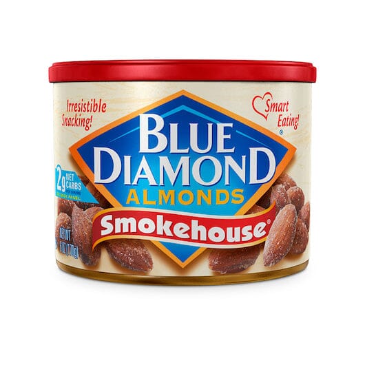 Blue Diamond Almonds, Can Blue Diamond Almonds Smokehouse 6 Oz-12 Count