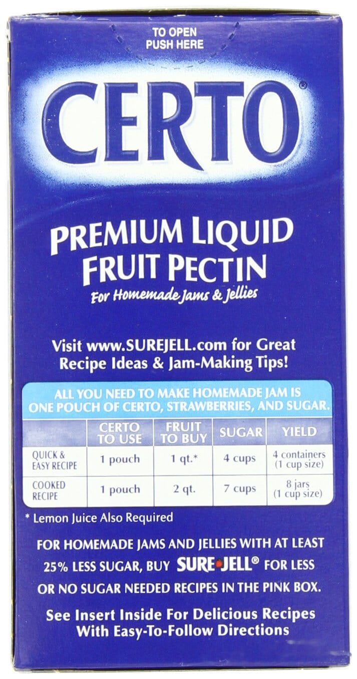 Certo Pectin Fruit Liquid Certo