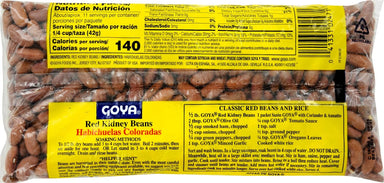 Goya Red Kidney Beans (Habichelas Coloradas) Goya