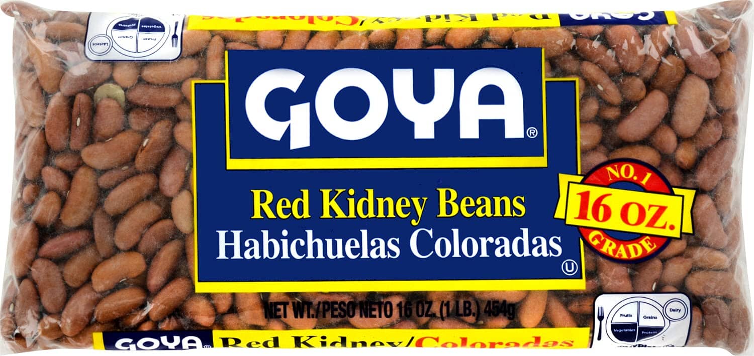 Goya Red Kidney Beans (Habichelas Coloradas) Goya Original 16 Ounce