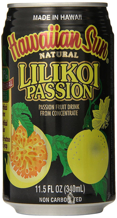 Hawaiian Sun Lilikoi, Passion Fruit, 11.5 Fl Oz Pack of 6 Hawaiian Sun 11.5 Fluid Ounce