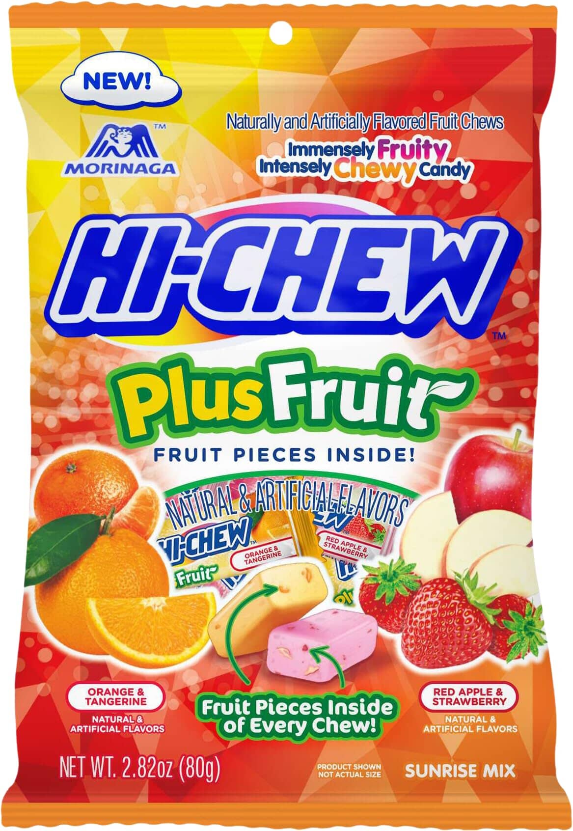 Hi Chew 10 Variety Pack (Original, PlusFruit, Combos, Tropical, Sweet & Sour, Strawberry, Soda Pop, Super Fruit, Yogurt, Berry) Snackathon