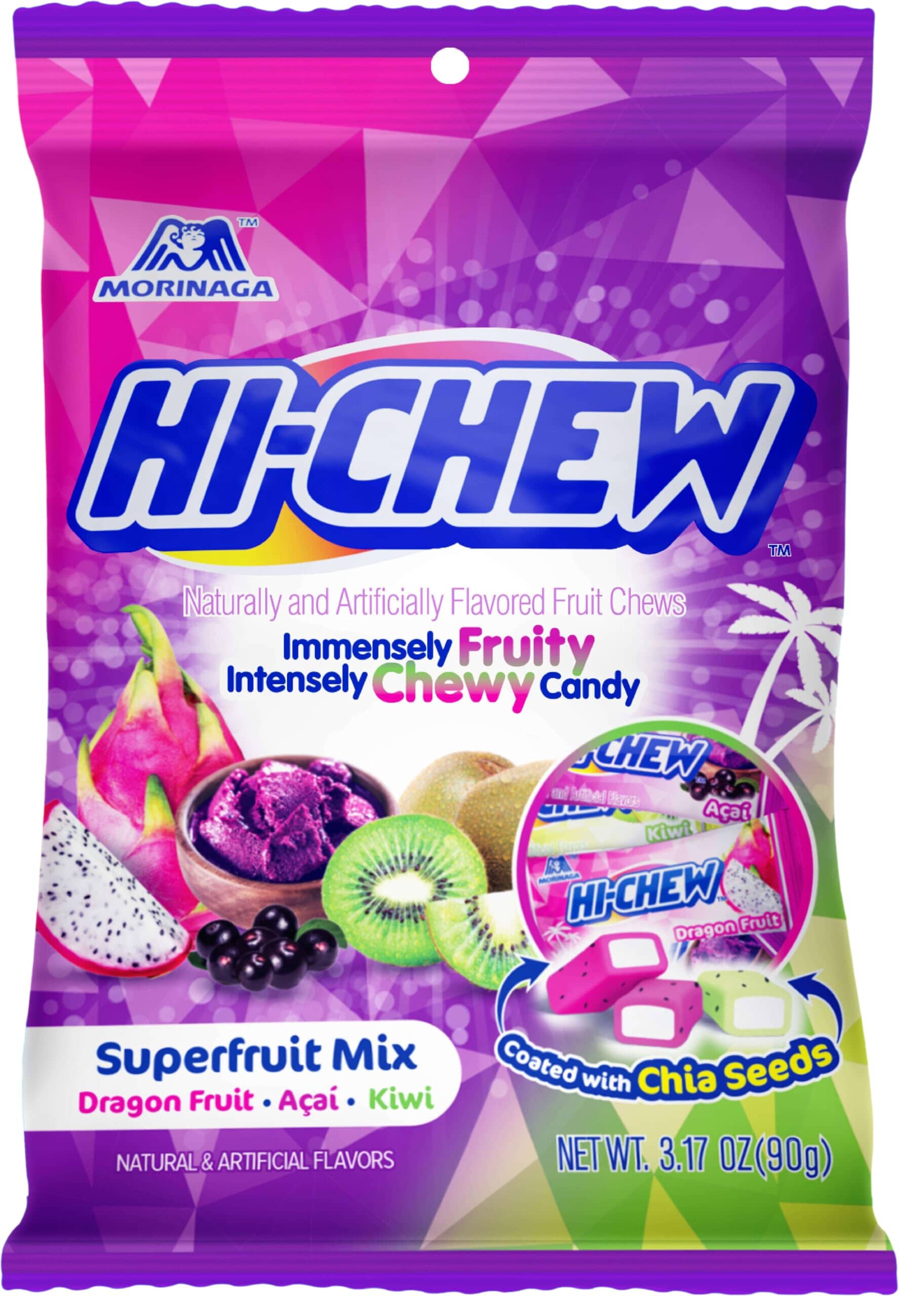 Hi Chew 10 Variety Pack (Original, PlusFruit, Combos, Tropical, Sweet & Sour, Strawberry, Soda Pop, Super Fruit, Yogurt, Berry) Snackathon
