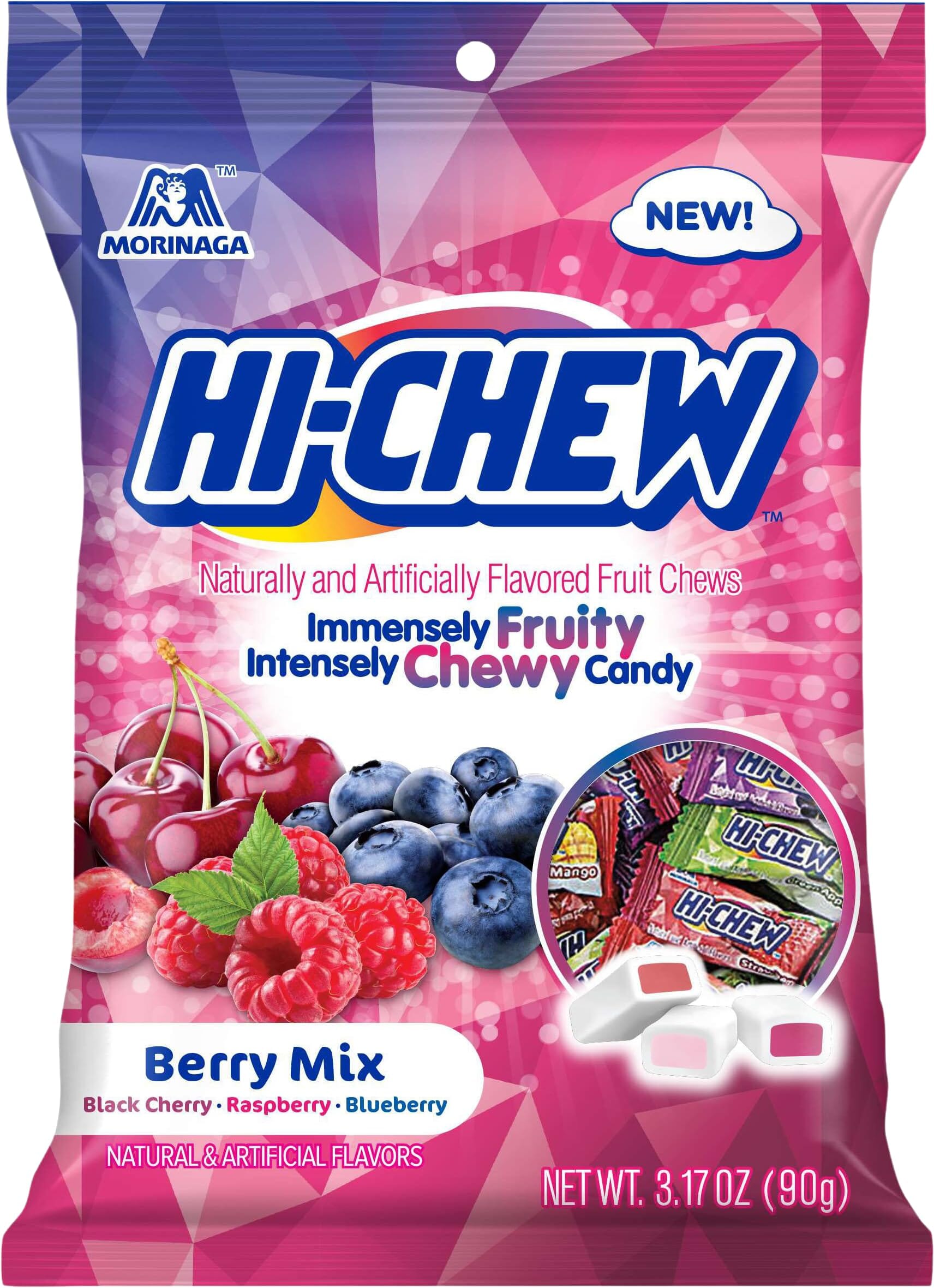 Hi Chew 10 Variety Pack (Original, PlusFruit, Combos, Tropical, Sweet & Sour, Strawberry, Soda Pop, Super Fruit, Yogurt, Berry) Snackathon