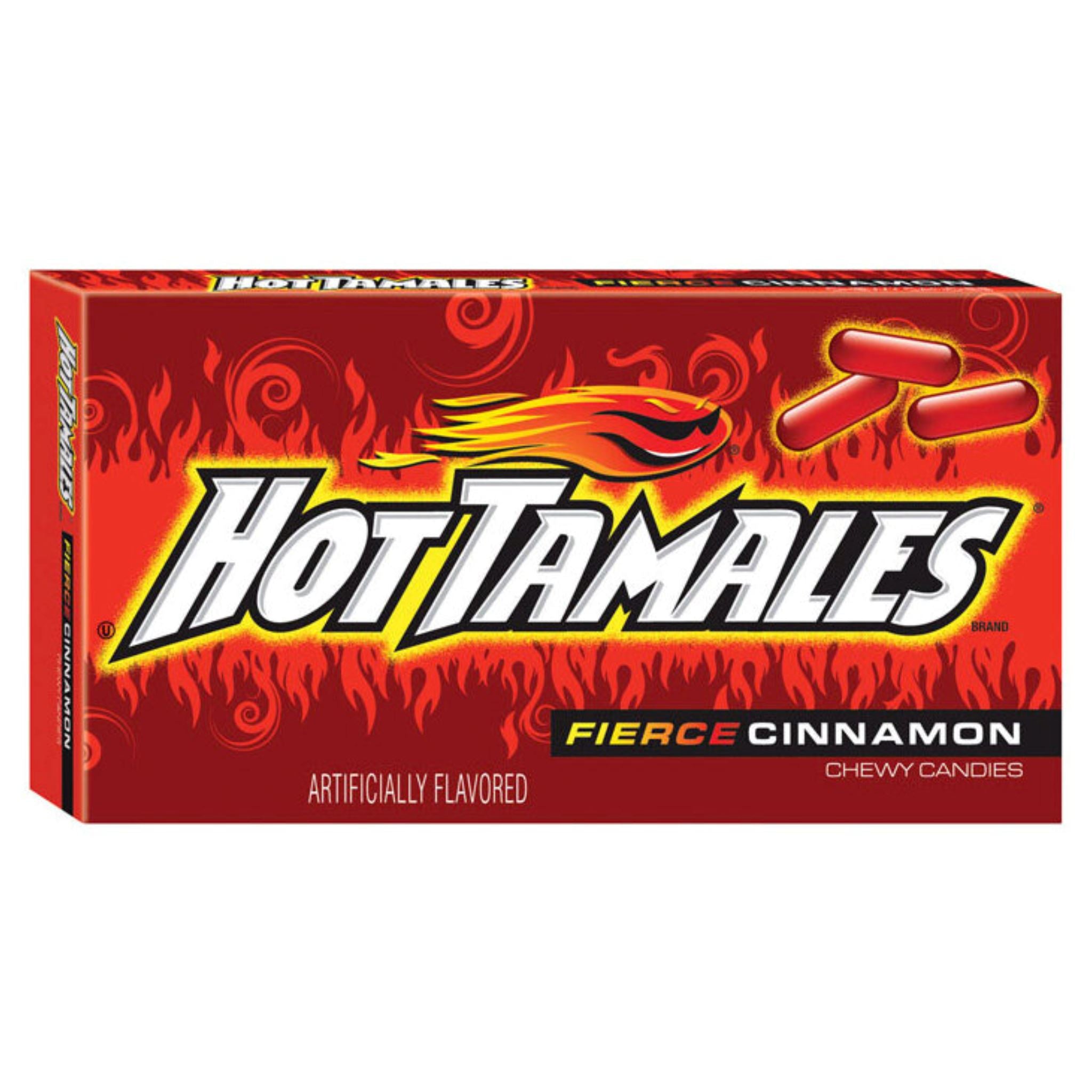 Hot Tamales Fierce Cinnamon Theater Box, 4.25 Ounce Hot Tamales