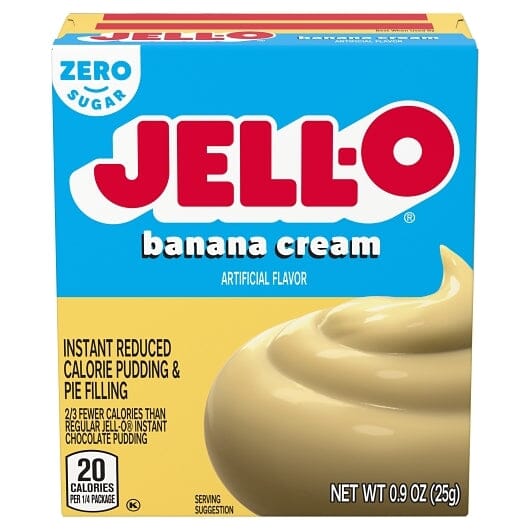 Jell-O Sugar Free Instant Pudding & Pie Filling Mixes Jell-O Banana Cream 1 Ounce