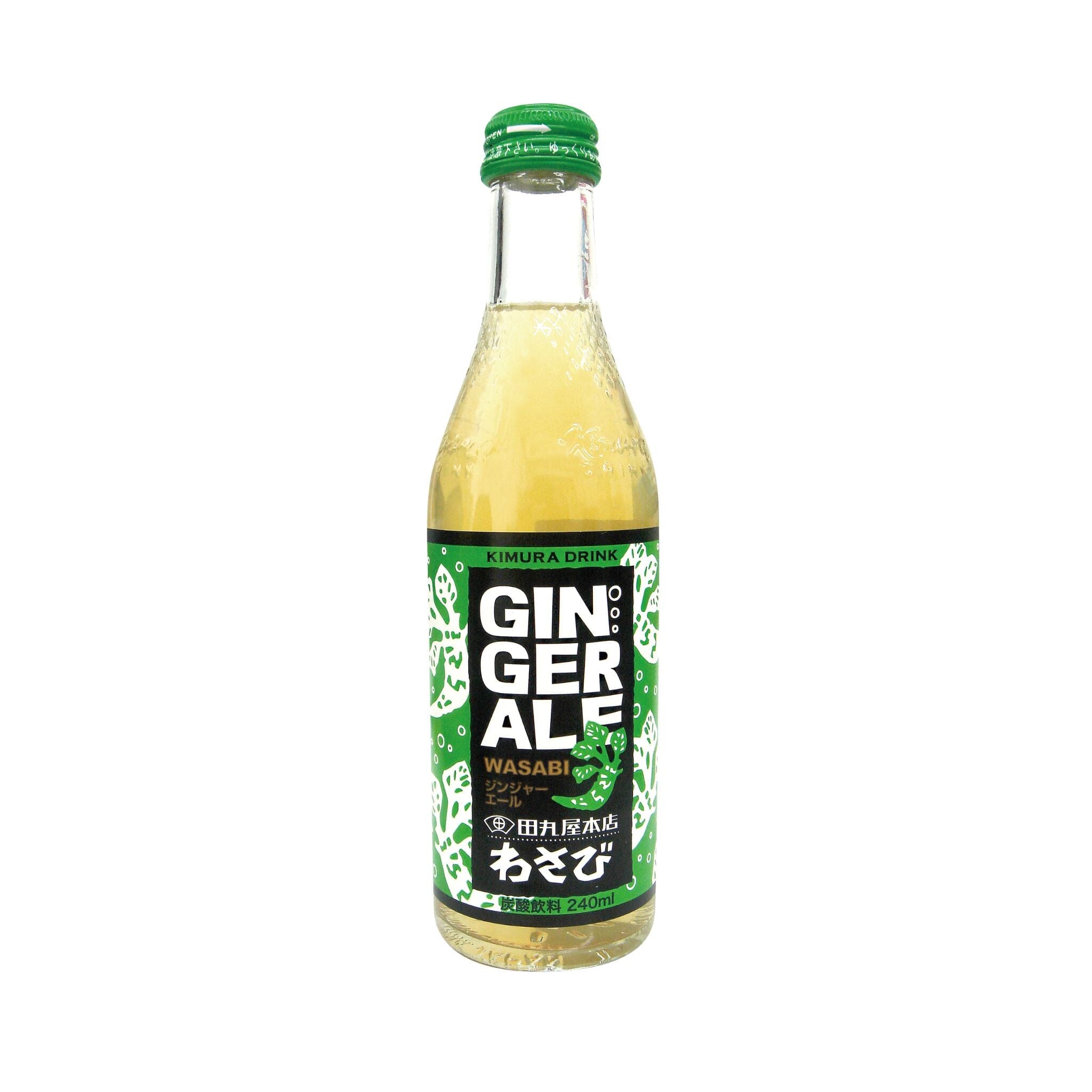 Kimura Wasabi Ginger Ale, 8.12 Fl Oz Kimura