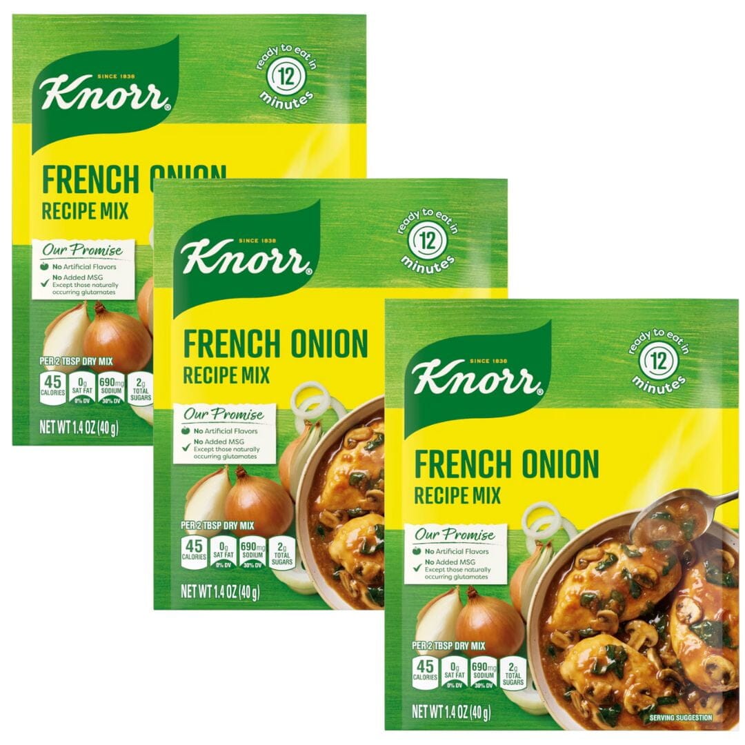 Knorr French Onion Recipe Mix 1.4 Ounce (Pack of 3) Knorr