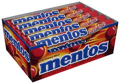 Mentos Rolls, Cinnamon, 1.32 Ounce Mentos 1.32 Oz-24 Count