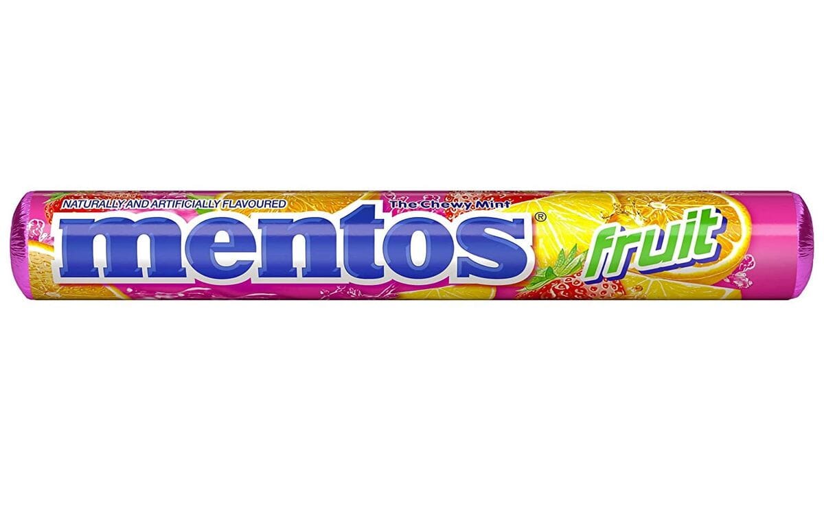 Mentos Rolls, Mixed Fruit, 1.32 Ounce Mentos 1.32 Ounce