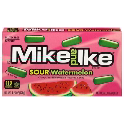 Mike & Ike Sour Watermelon, 4.25 Ounce MIKE AND IKE 4.25 Ounce