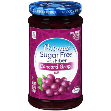 Polaner Sugar-Free with Fiber, 13.5 Ounce Polaner Grape Jam 13.5 Ounce