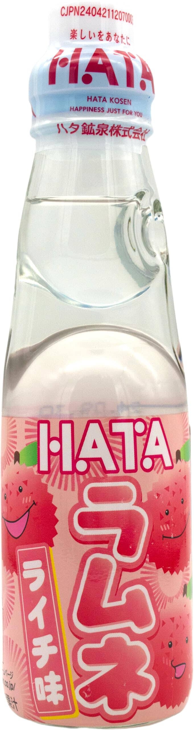 Ramune Japanese Soda, Variety Pack, 3 Fruity Bottles: Blueberry, Strawberry, Lychee, 1 Each, 6.76 Fluid Ounce Snackathon