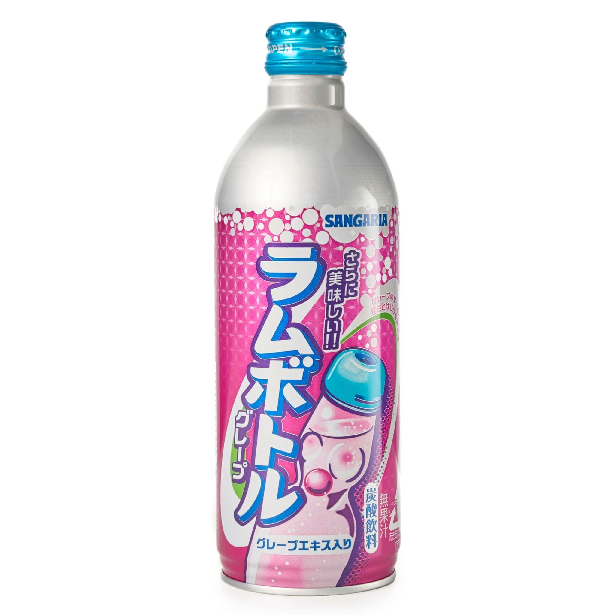 Sangaria Ramu Bottle Grape Soda, 16.91 Fl Oz Sangaria