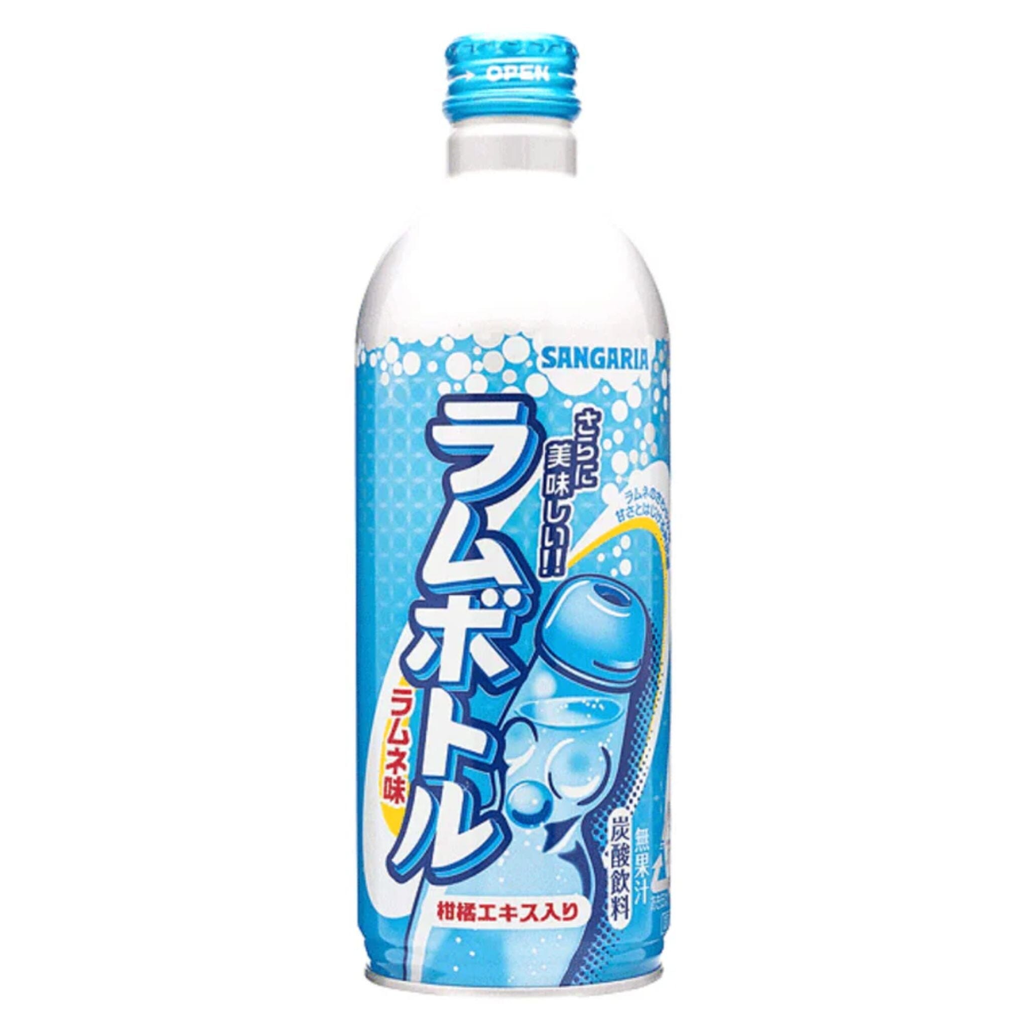 Sangaria Ramu Bottle Ramune Soda Original, 16.91 Fl Oz Sangaria