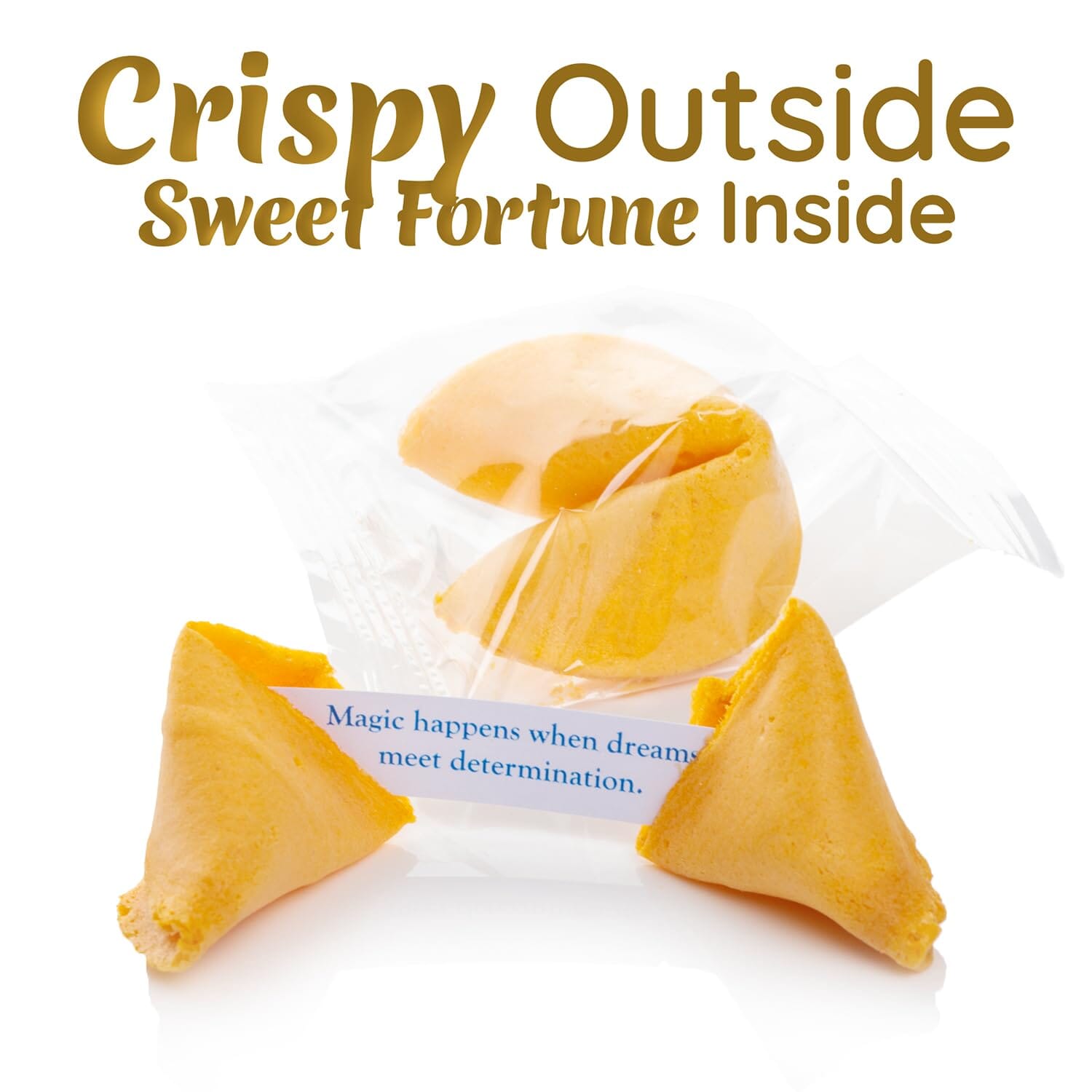 Snackathon Fortune Cookies, Individually Wrapped, Bulk Pack, Premium USA Made Snackathon