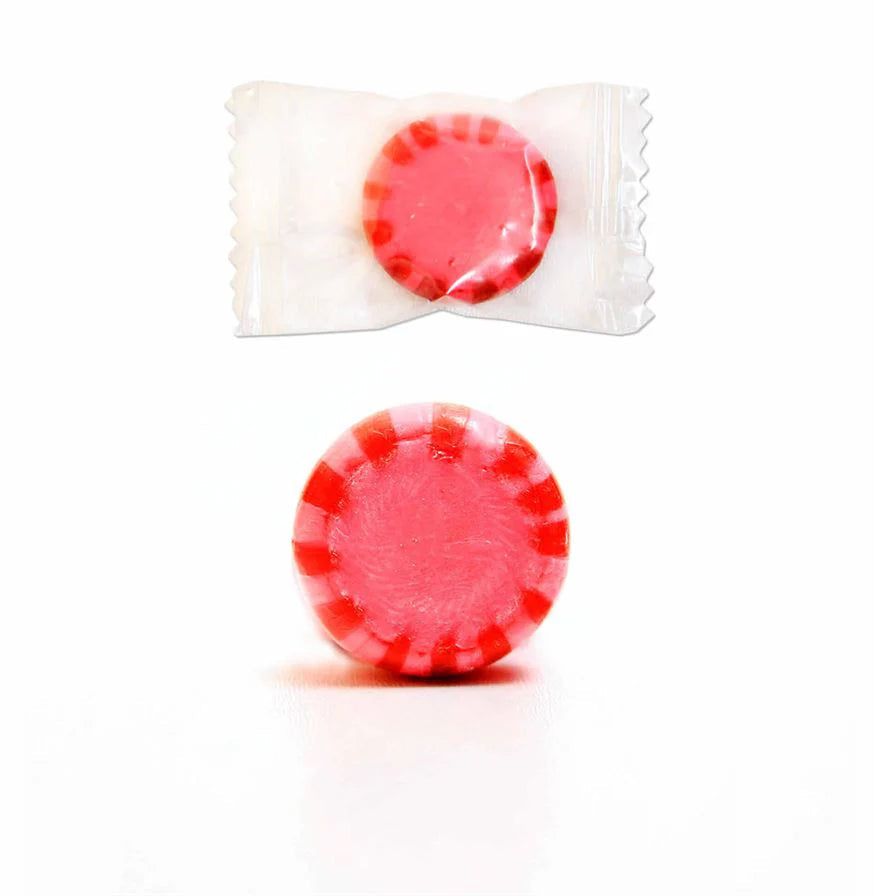 Starlight Peppermint Cinnamon Candy, Individually Wrapped, 1 Pound Bag Snackathon
