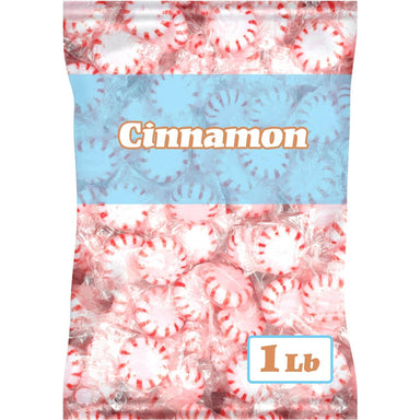 Starlight Peppermint Cinnamon Candy, Individually Wrapped, 1 Pound Bag Snackathon Cinnamon 1 Pound
