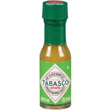 Tabasco Miniature Variety Pepper Hot Sauce Single Serve; 0.125 Fluid Ounce TABASCO Green Pepper Hot Sauce 500 Count