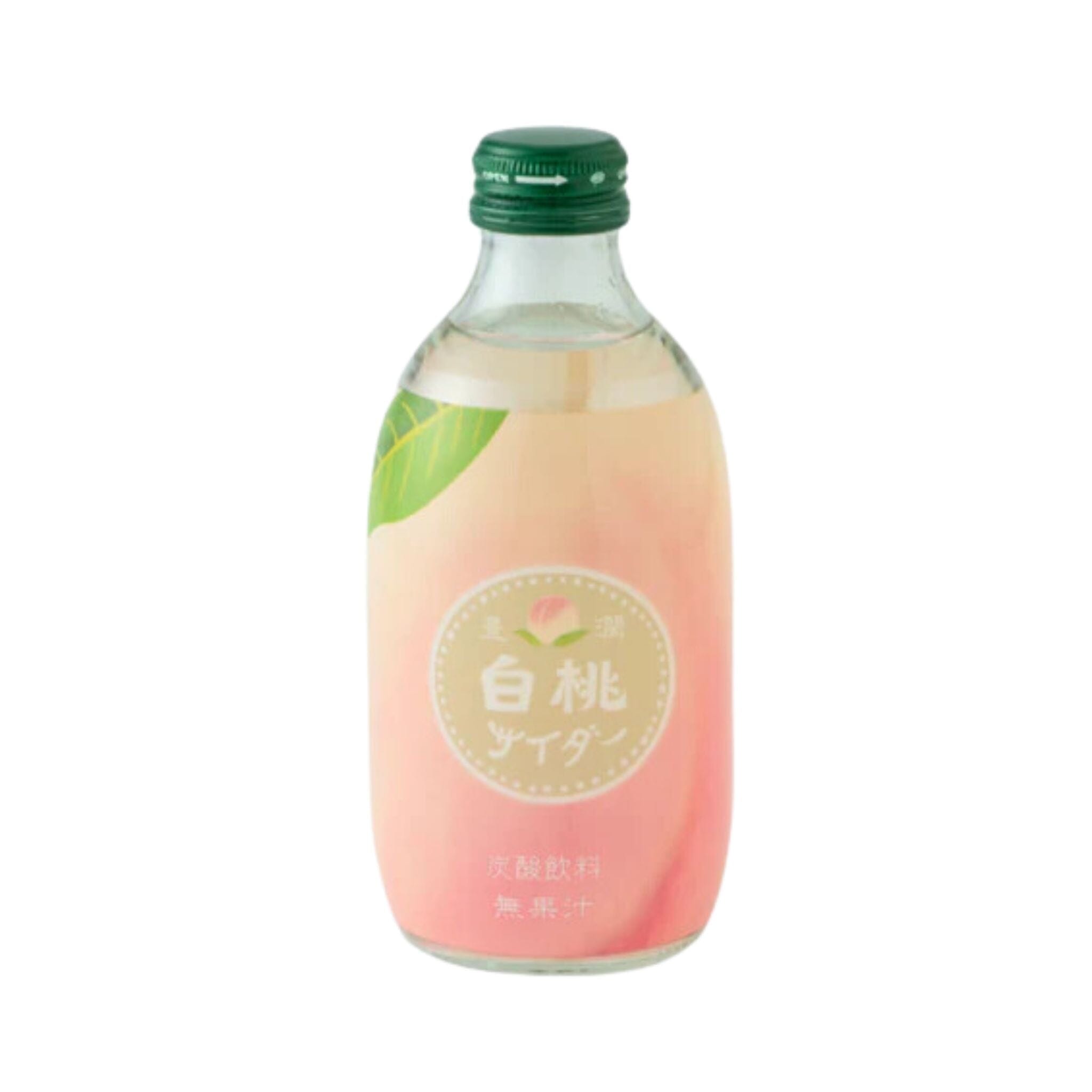 Tomomasu White Peach Cider, 10.14 Fl Oz Tomomasu