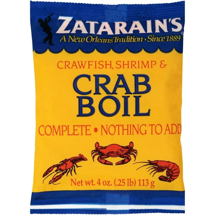 Zatarain's Crab Boil Seasoning Zatarain's Orignal 4 Ounce