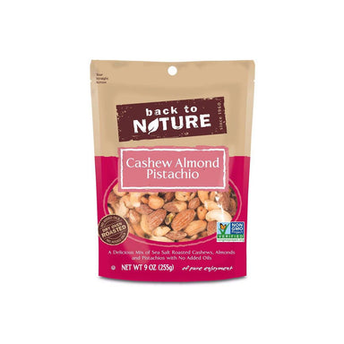 Back to Nature Nuts & Trail Mix Back to Nature Cashew Almond Pistachio 9 Ounce
