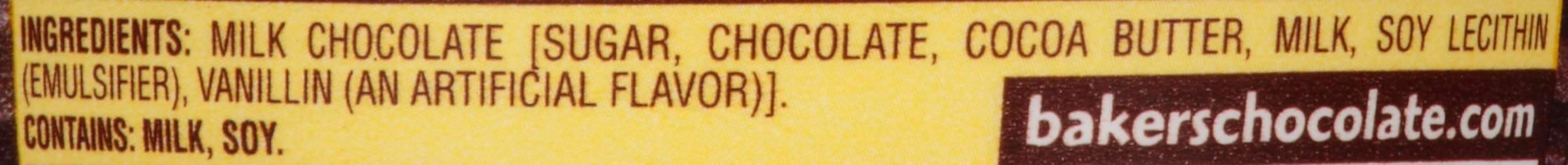 Baker's Chocolate Meltable Baker's