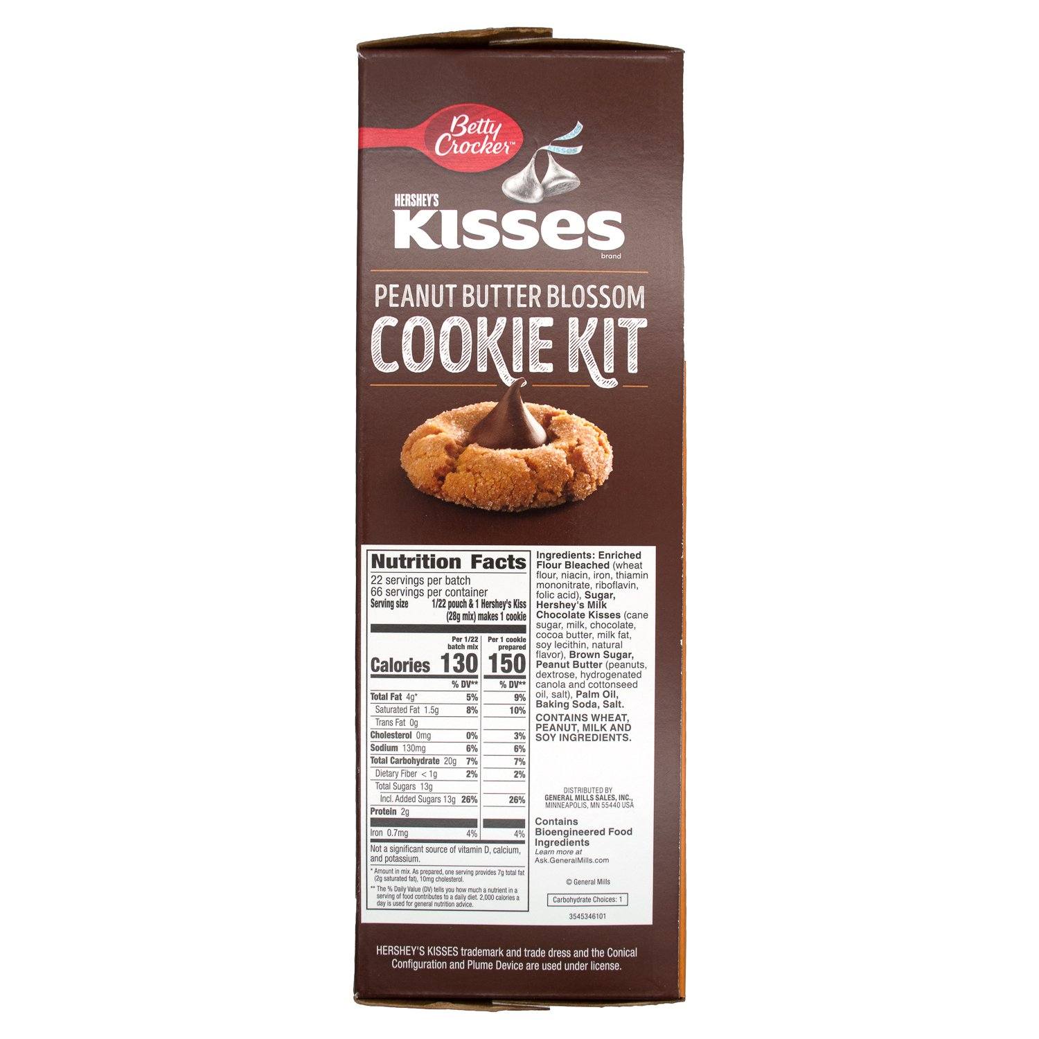 Betty Crocker Hershey's Kisses Peanut Butter Blossom Cookie Kit Betty Crocker