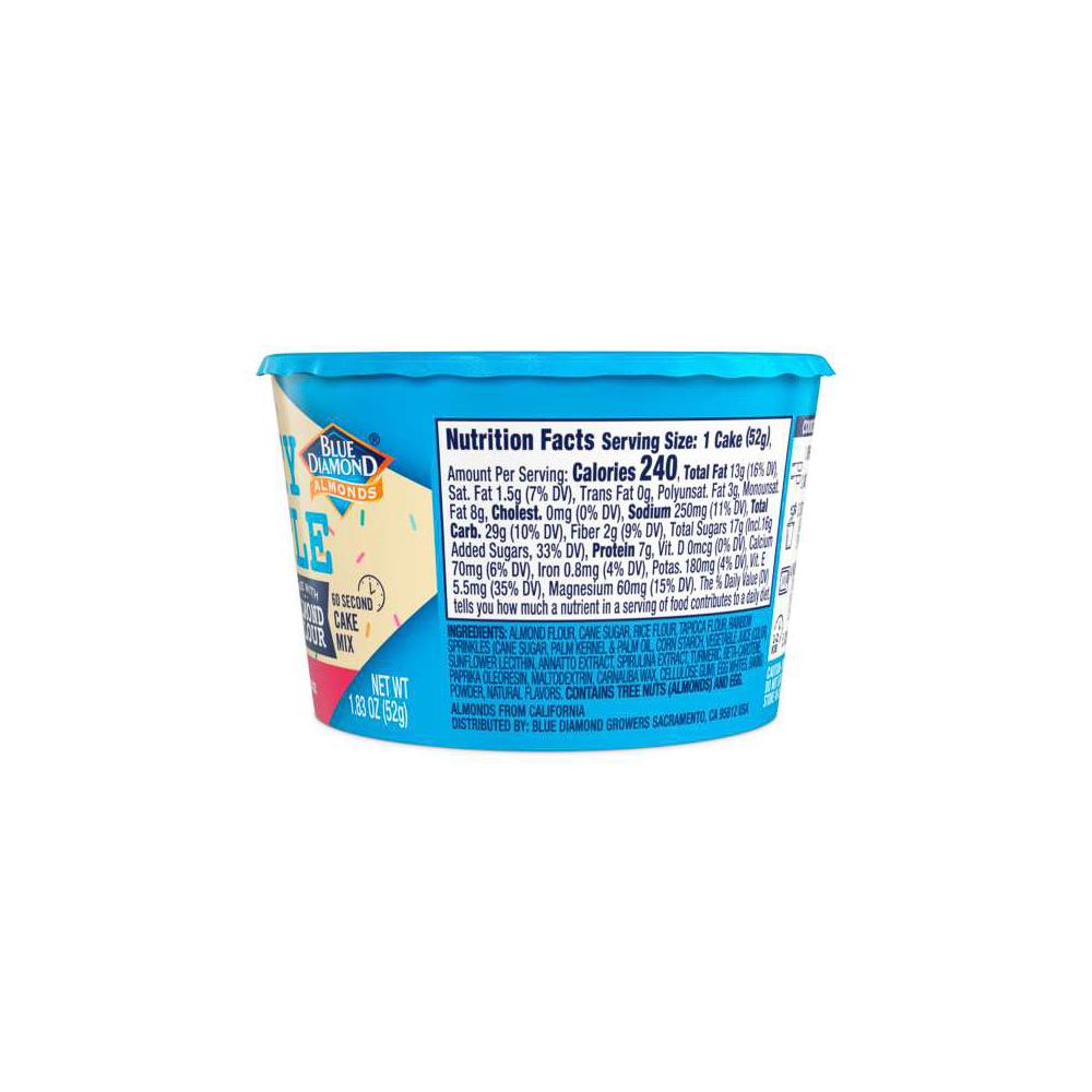 Blue Diamond, Tasty Little Cup Cake Mixes Blue Diamond Almonds
