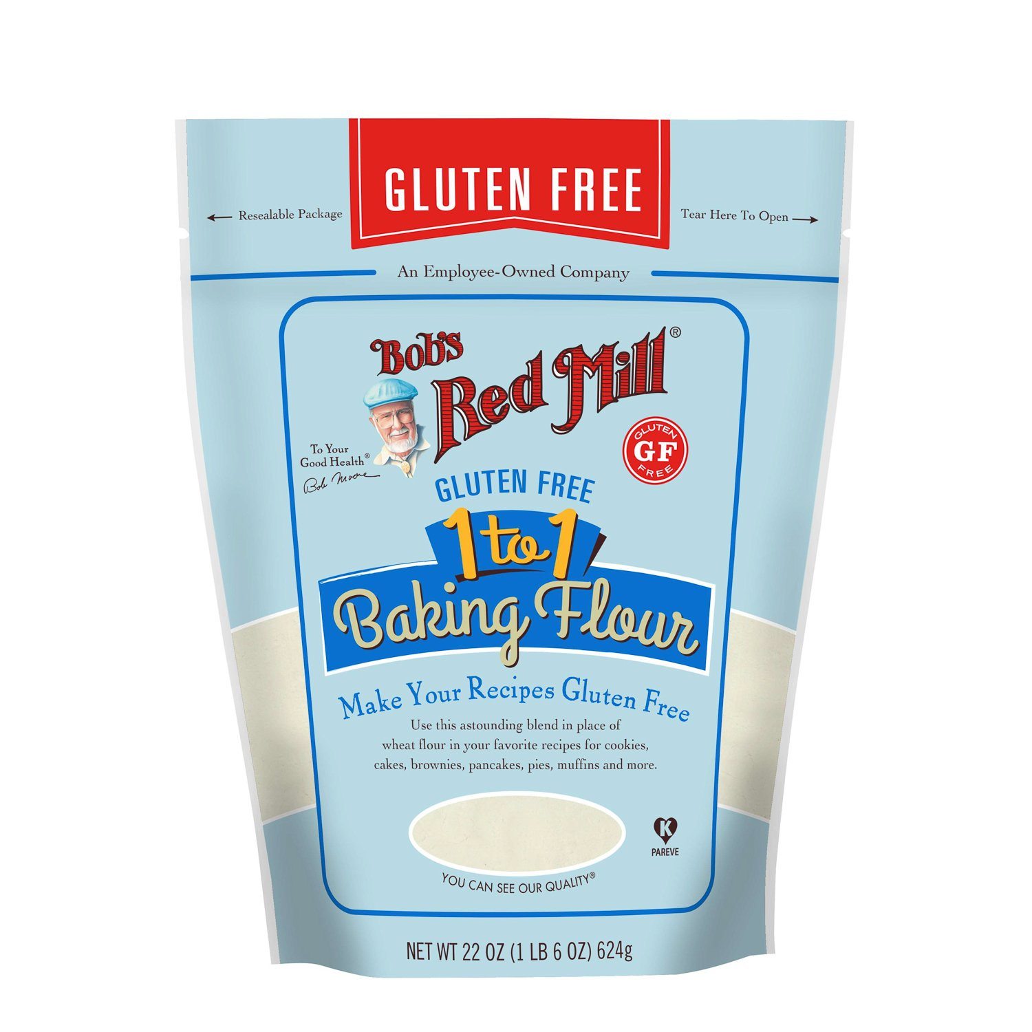 Bob's Red Mill Gluten Free 1-to-1 Baking Flour Bob's Red Mill 22 Ounce