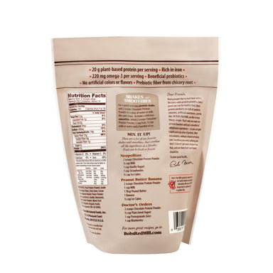 Bob's Red Mill Gluten Free Chocolate Nutritional Booster Bob's Red Mill