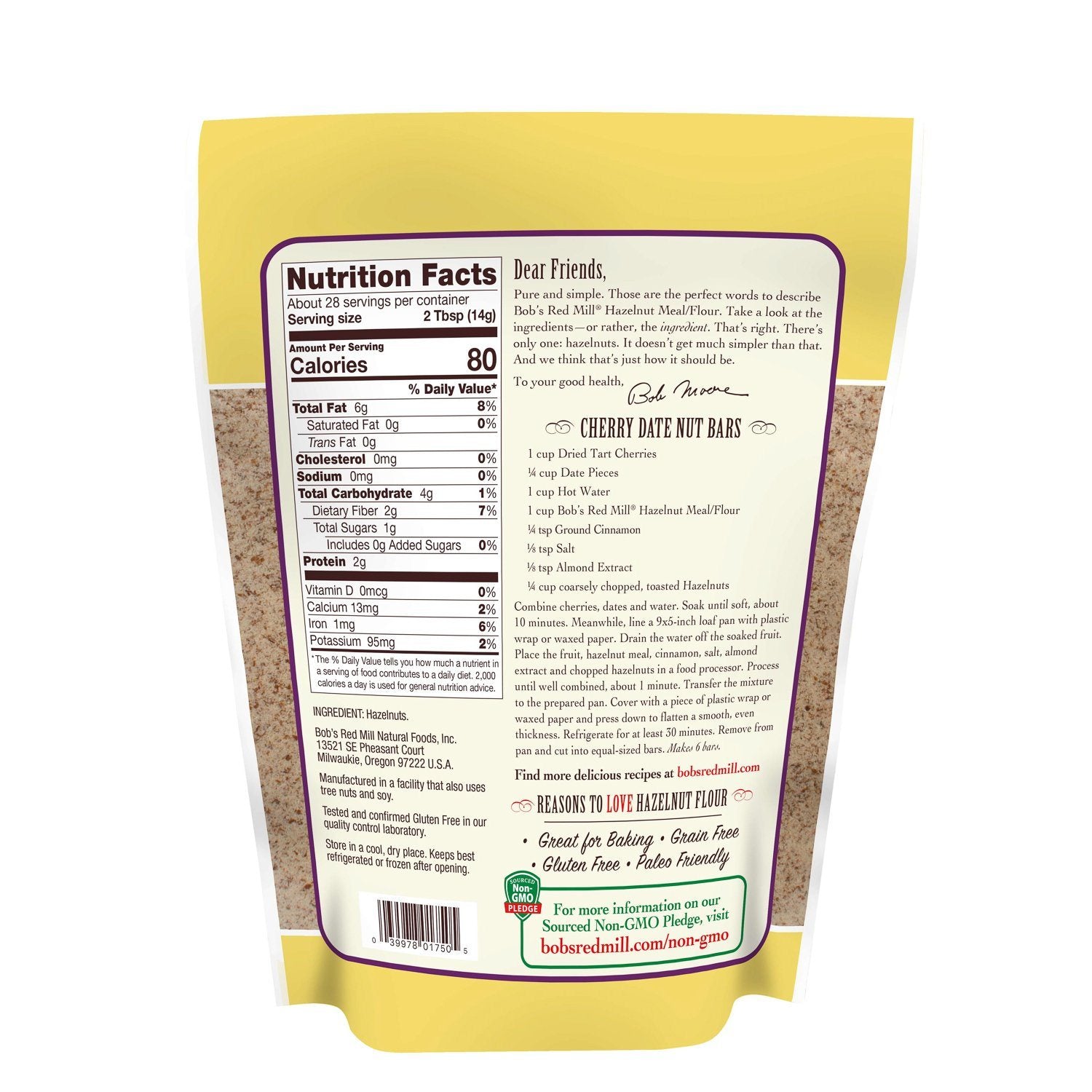 Bob's Red Mill Hazelnut Meal/Flour Bob's Red Mill