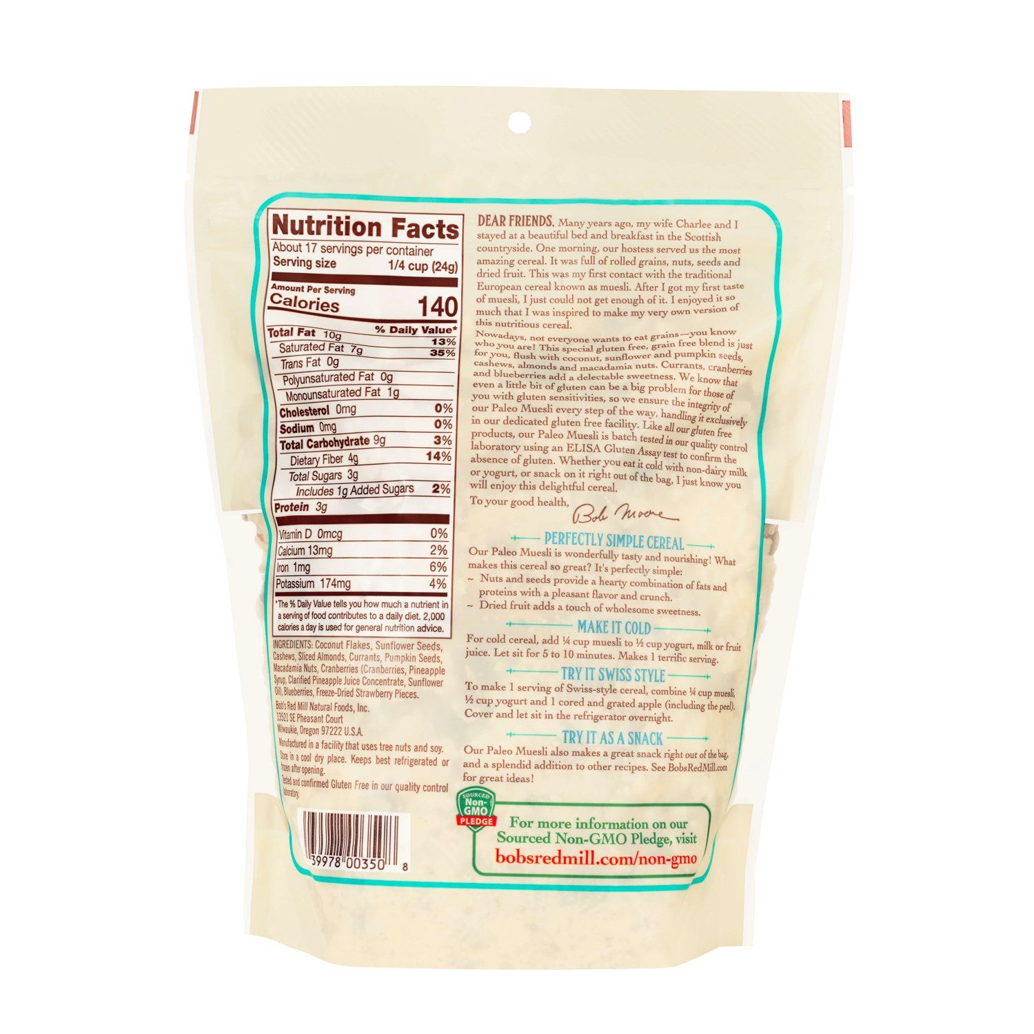 Bob's Red Mill Muesli Bob's Red Mill