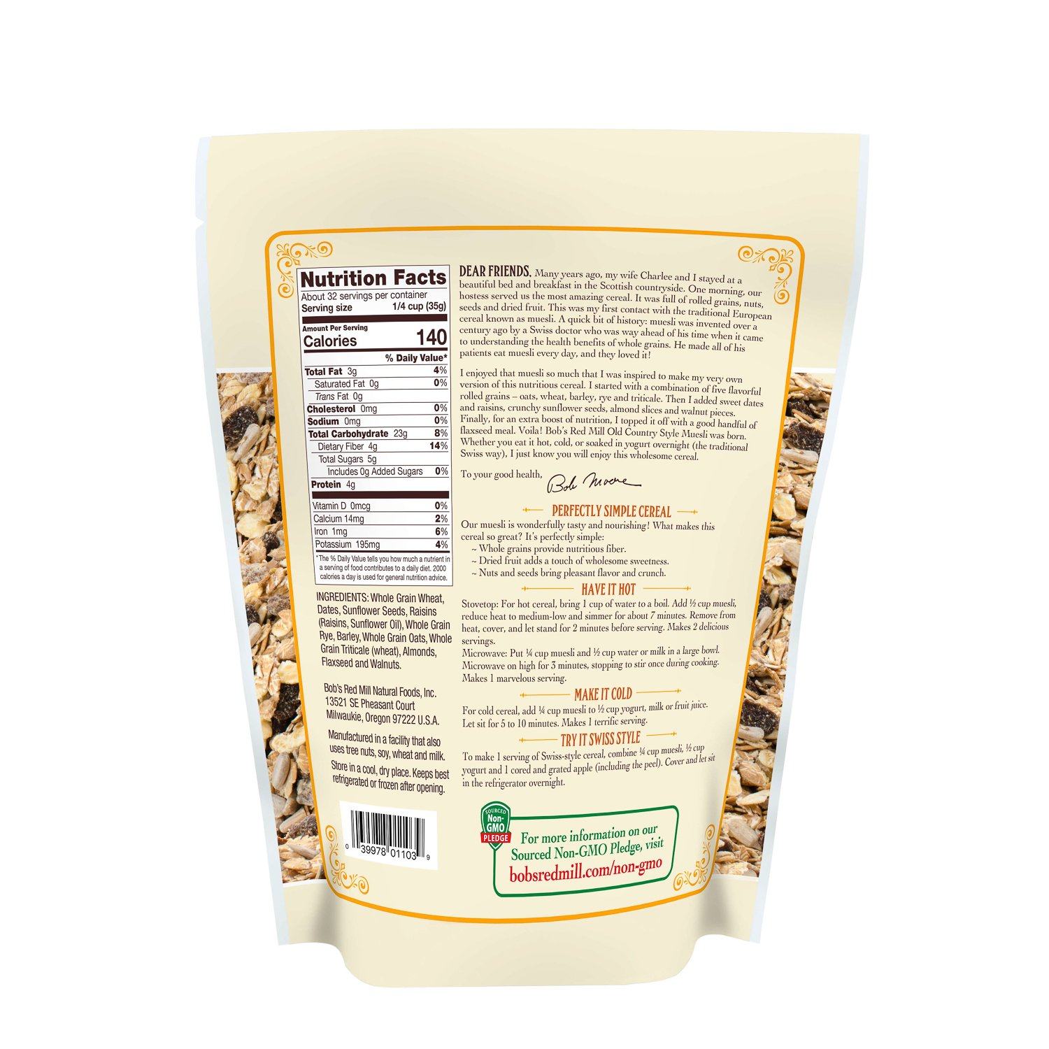 Bob's Red Mill Muesli Bob's Red Mill