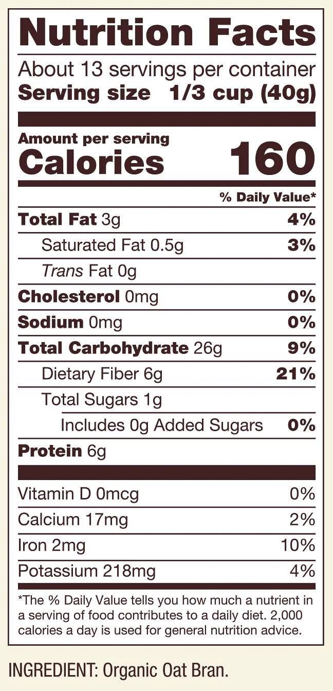 Bob's Red Mill Oat Bran Cereal Bob's Red Mill