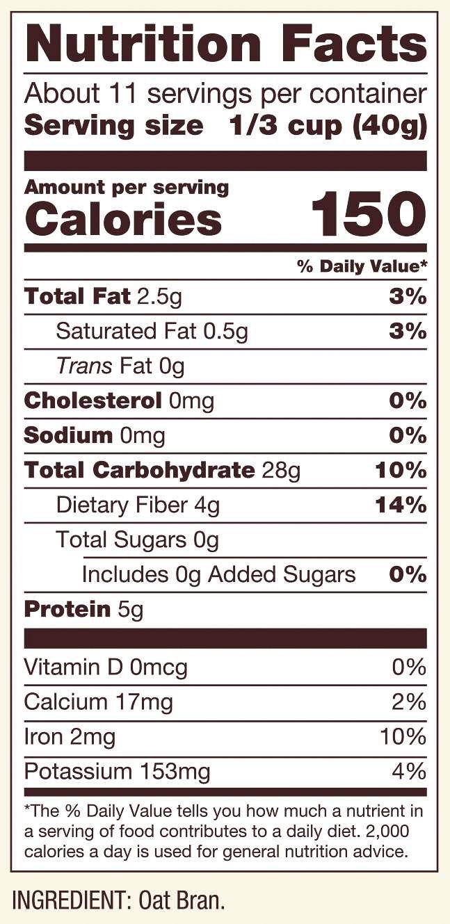 Bob's Red Mill Oat Bran Cereal Bob's Red Mill