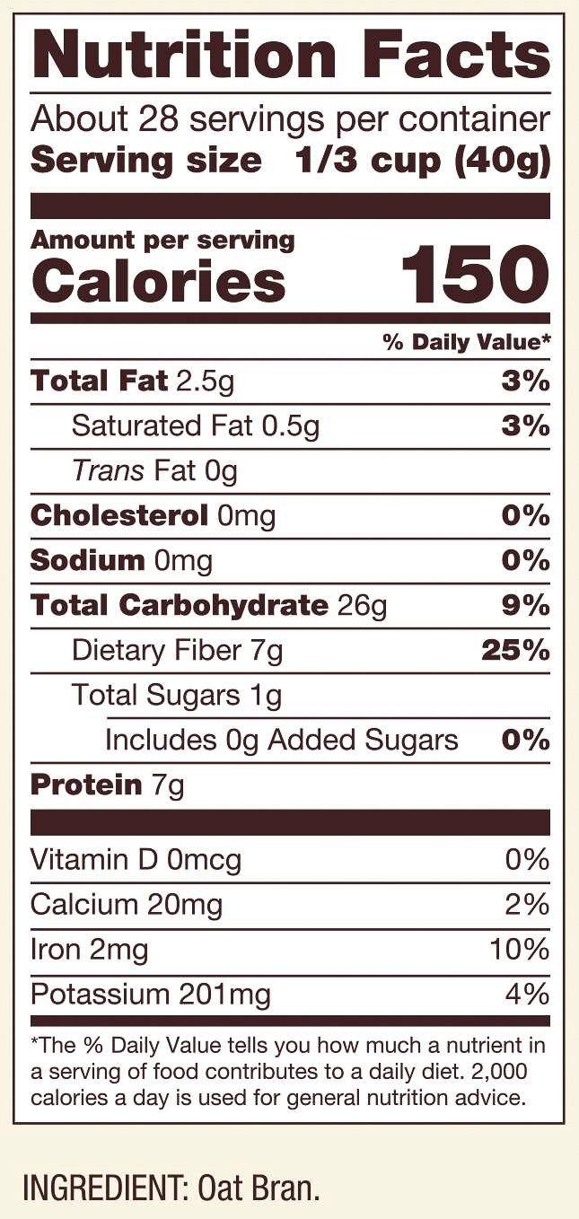 Bob's Red Mill Oat Bran Cereal Bob's Red Mill