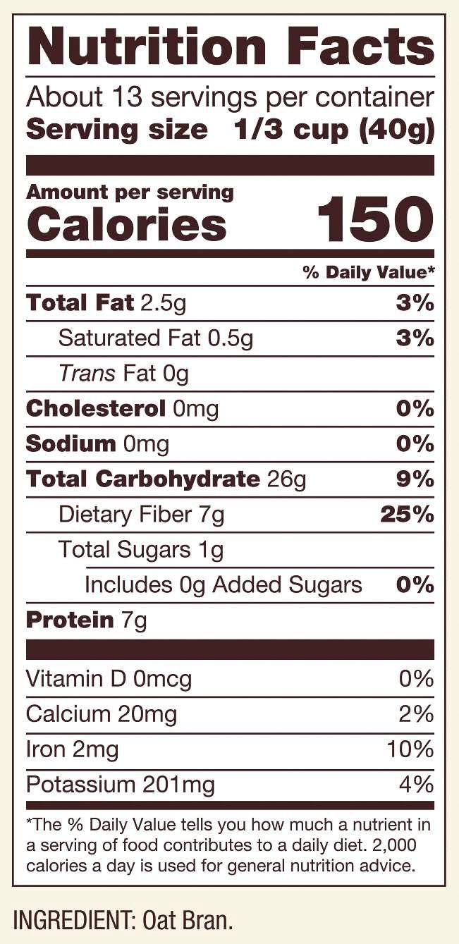 Bob's Red Mill Oat Bran Cereal Bob's Red Mill