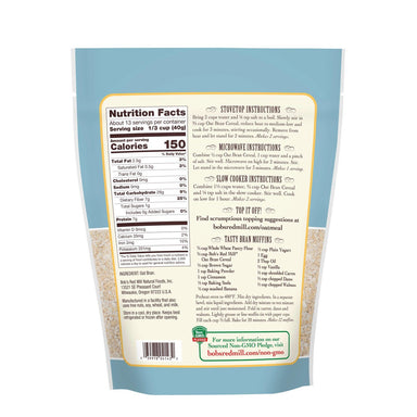 Bob's Red Mill Oat Bran Cereal Bob's Red Mill