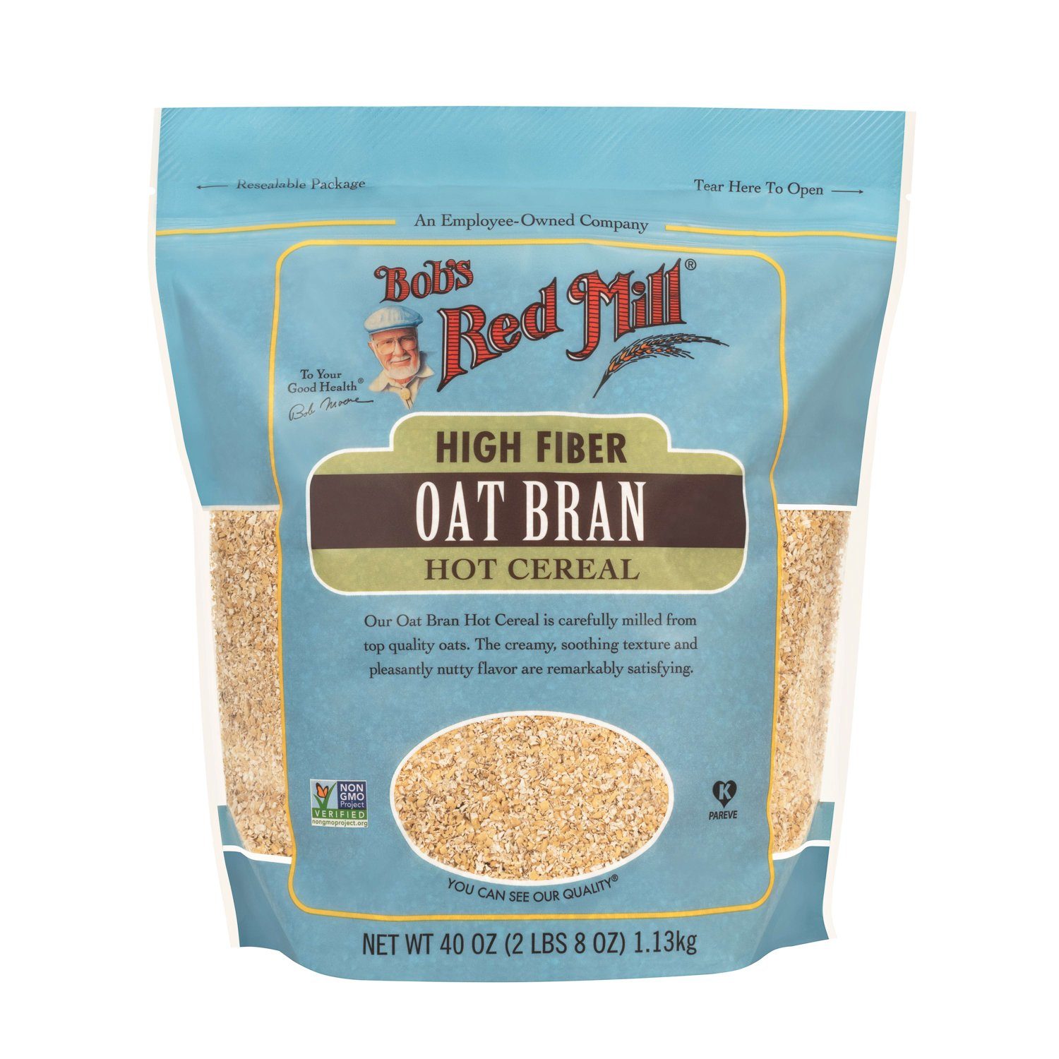 Bob's Red Mill Oat Bran Cereal Bob's Red Mill Regular 40 Ounce