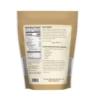 Bob's Red Mill Organic Buckwheat Flour Bob's Red Mill