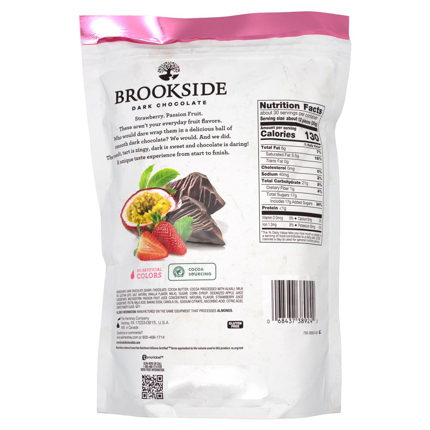 Brookside Dark Chocolate Meltable Brookside