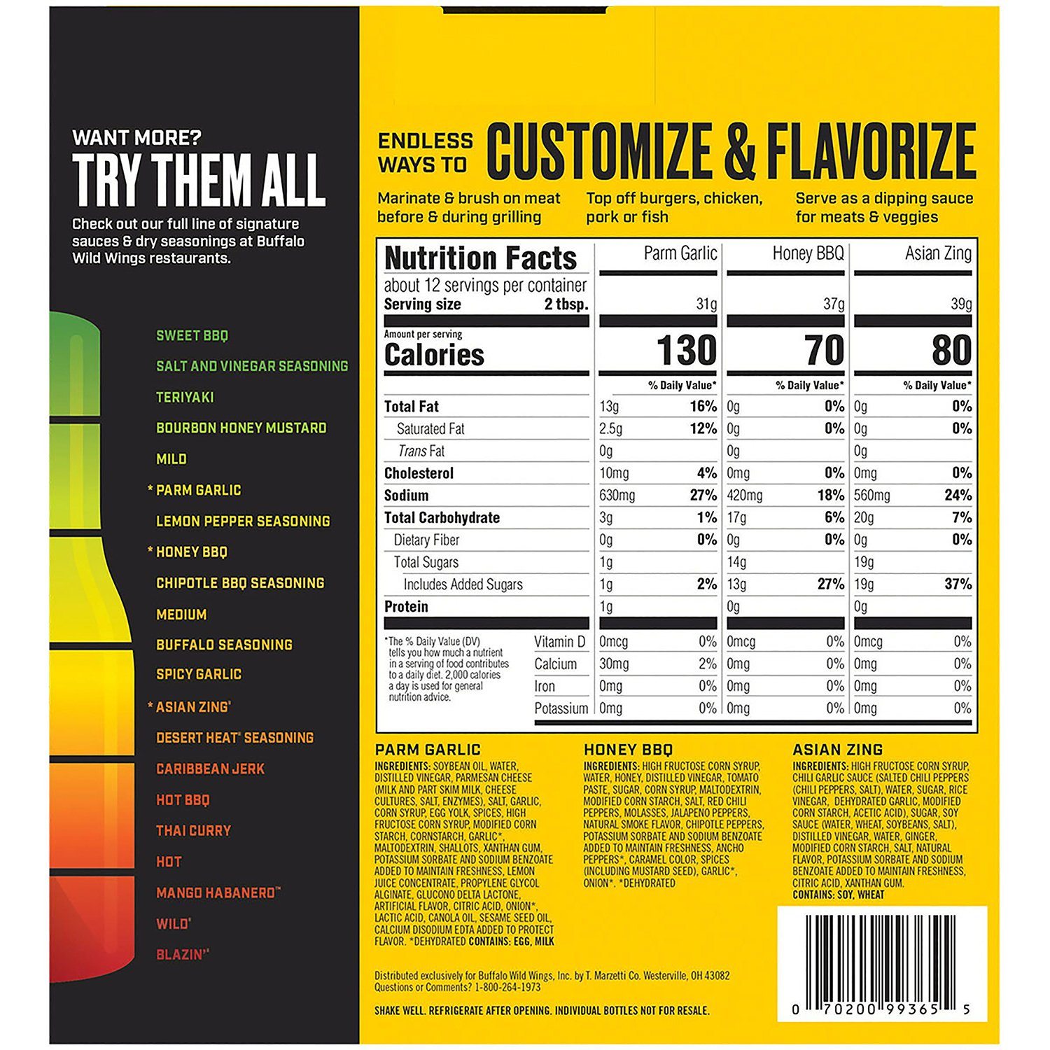 Buffalo Wild Wings Sauces Buffalo Wild Wings