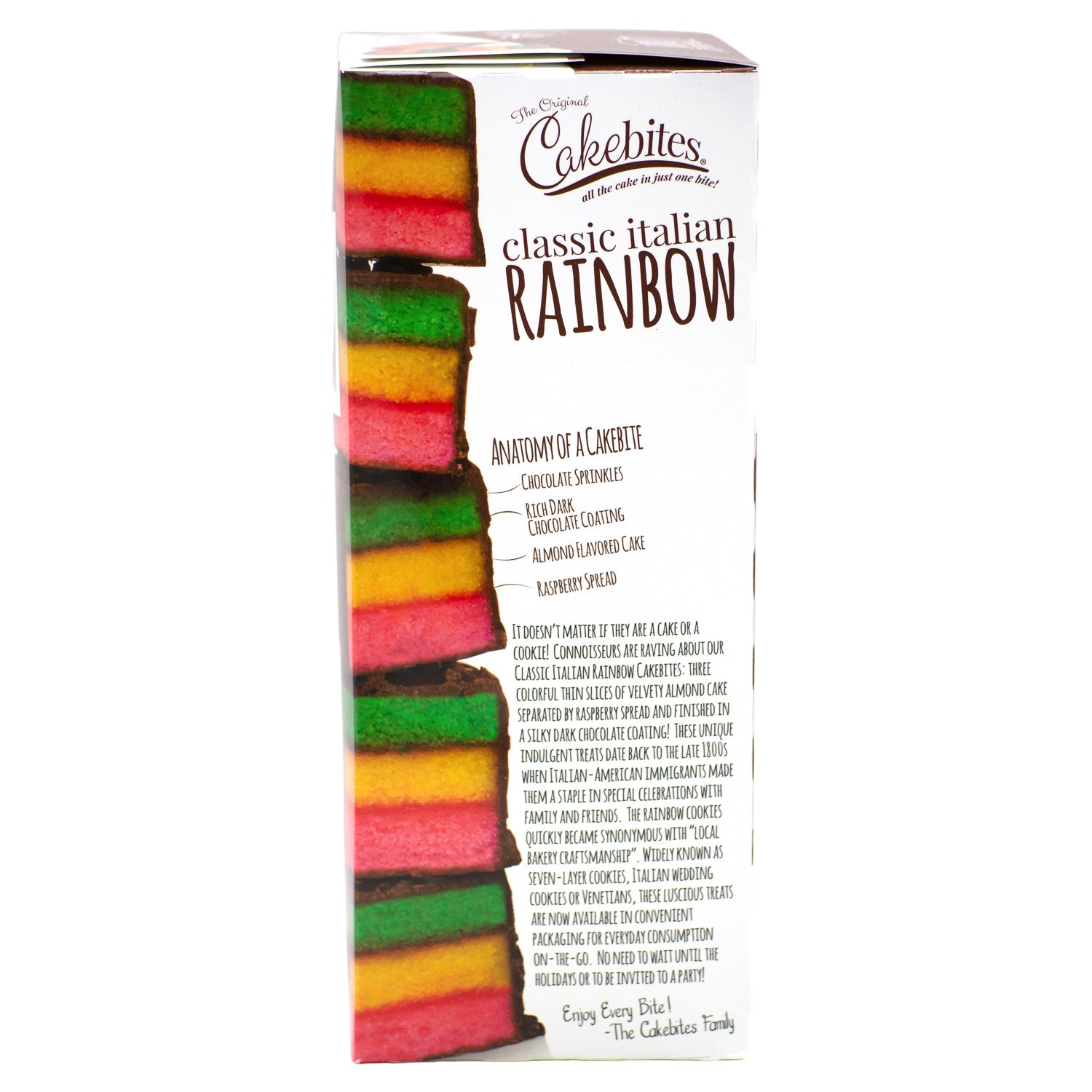 Cakebites Classic Italian Rainbow Cakebites