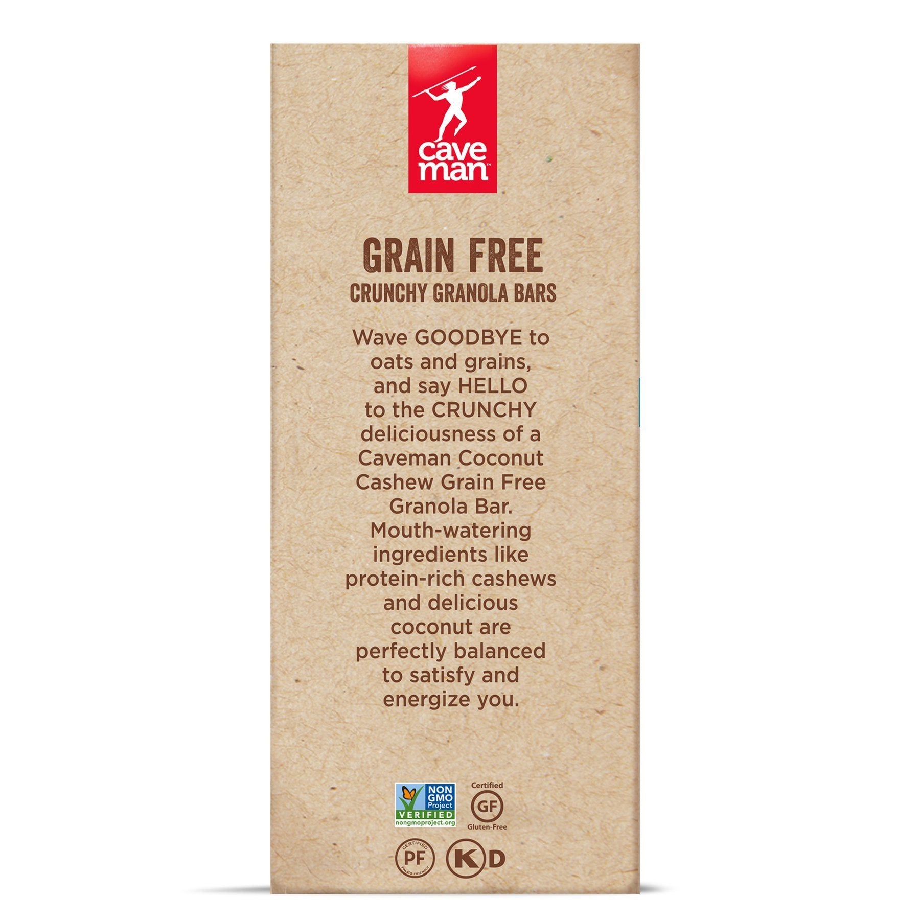 Caveman Foods Grain Free Granola Bar Caveman Foods